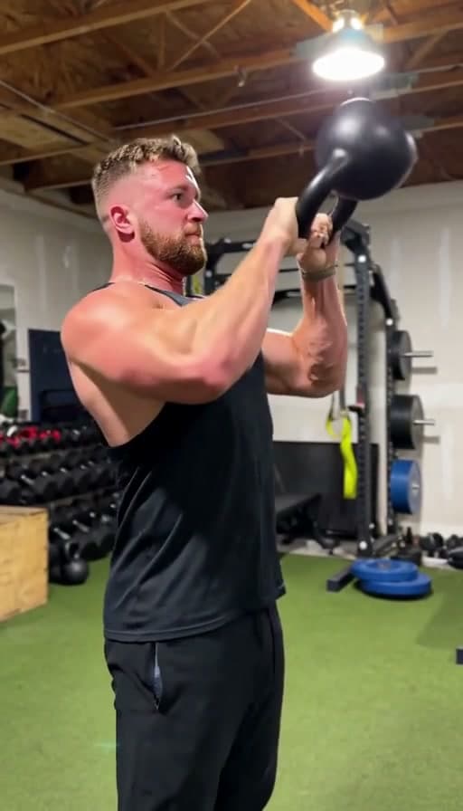 Preview of Kettlebell swing finished at chest height
